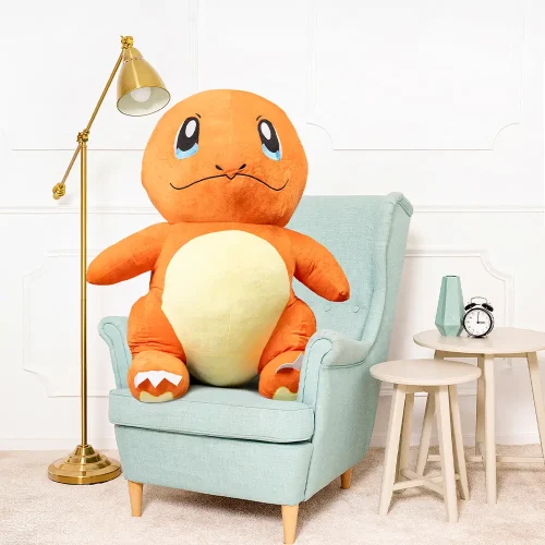 Pokémon Charmander plišana igračka, mekana igračka, 30 cm, 11 inča, 0,9 stopa, narančasta - Teddyway