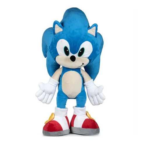 Sonic Jež Sonic Velika Plišana Igračka Giant XXL, Mekana Igračka, 70 cm, 27 inča, 2,3 stope, Plava - Teddyway