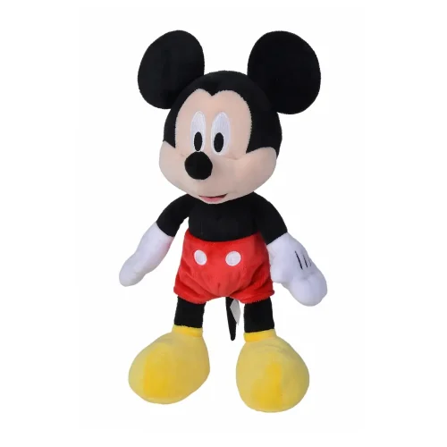 Disney Mickey Mouse plišana igračka, mekana igračka, 25 cm, 9 inča, 0,8 stopa, crna - Teddyway