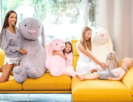 Veliki plišasti zajčki